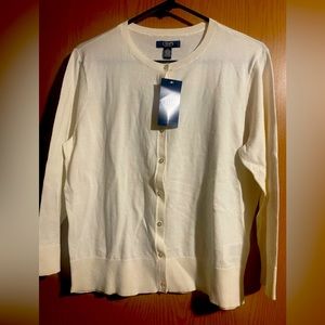 NWT Chaps Cardigan